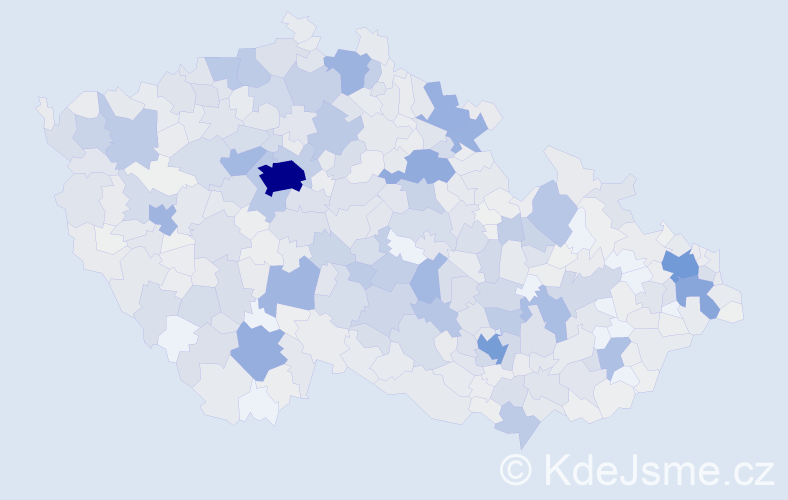 Příjmení: 'Prokop', počet výskytů 3971 v celé ČR