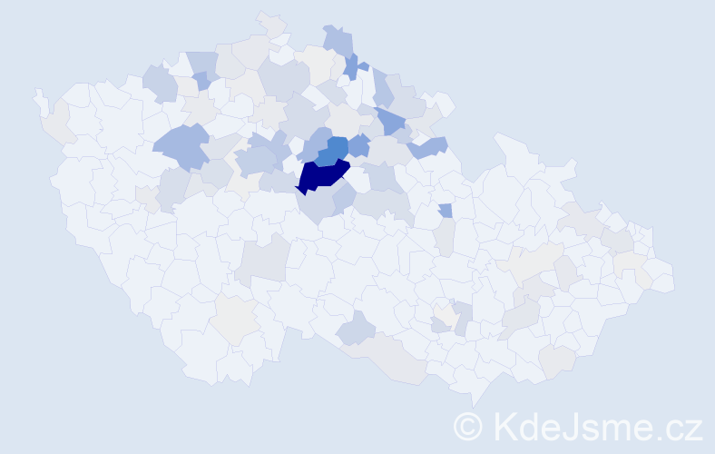Příjmení: 'Sixta', počet výskytů 367 v celé ČR