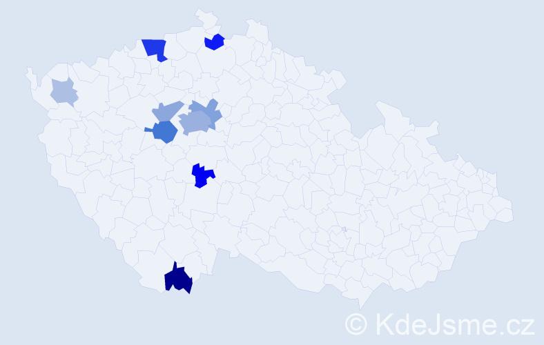 Příjmení: 'Flener', počet výskytů 31 v celé ČR