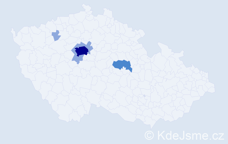 Příjmení: 'Mushak', počet výskytů 10 v celé ČR