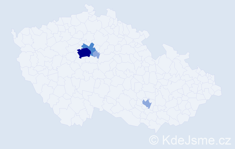 Příjmení: 'Stromajer', počet výskytů 9 v celé ČR