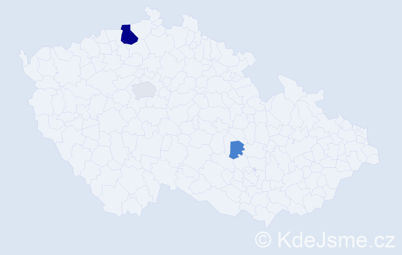 Příjmení: 'Samová', počet výskytů 12 v celé ČR