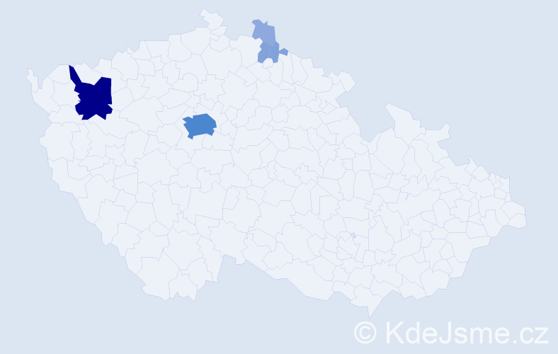 Příjmení: 'Kobilák', počet výskytů 17 v celé ČR