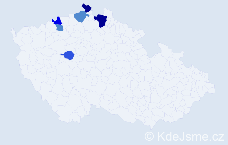 Příjmení: 'Buchholz', počet výskytů 8 v celé ČR