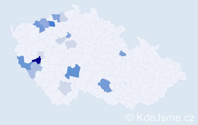 Příjmení: 'Aulík', počet výskytů 37 v celé ČR