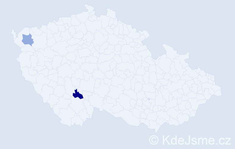 Příjmení: 'Röhryová', počet výskytů 6 v celé ČR