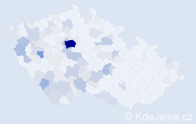 Příjmení: 'Zídek', počet výskytů 311 v celé ČR
