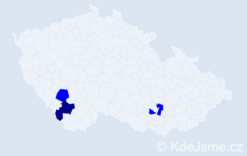 Příjmení: 'Skumanc', počet výskytů 4 v celé ČR