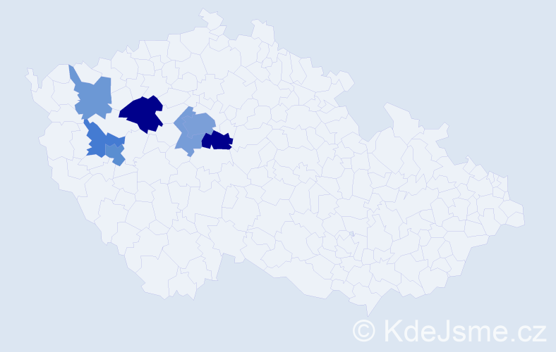 Příjmení: 'Khollová', počet výskytů 16 v celé ČR