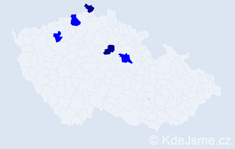 Příjmení: 'Englic', počet výskytů 7 v celé ČR