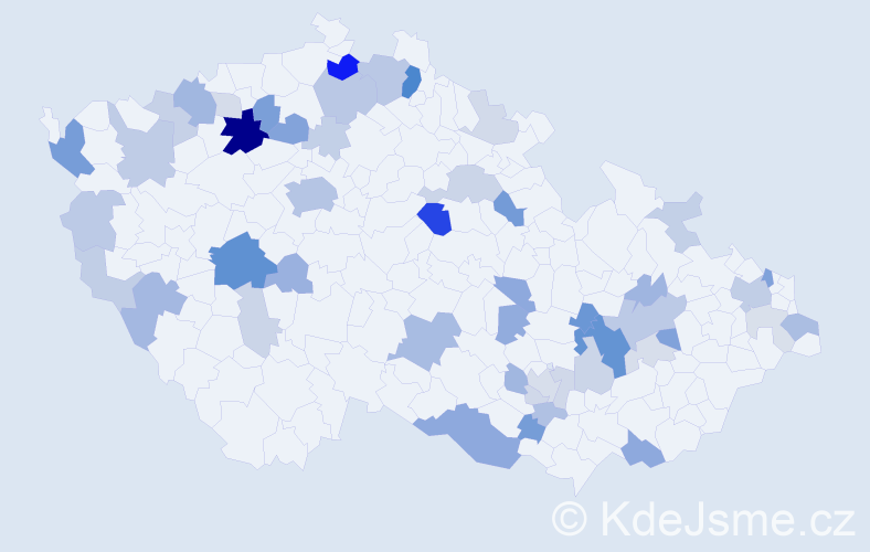 Příjmení: 'Funk', počet výskytů 132 v celé ČR