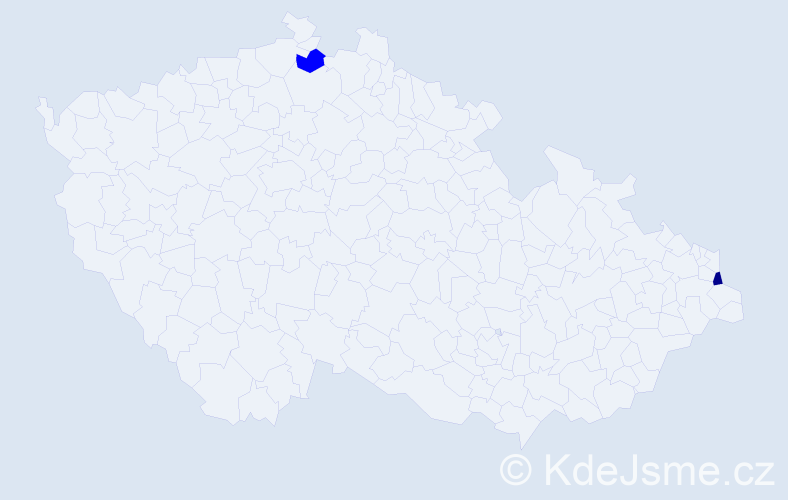 Příjmení: 'Perautková', počet výskytů 3 v celé ČR