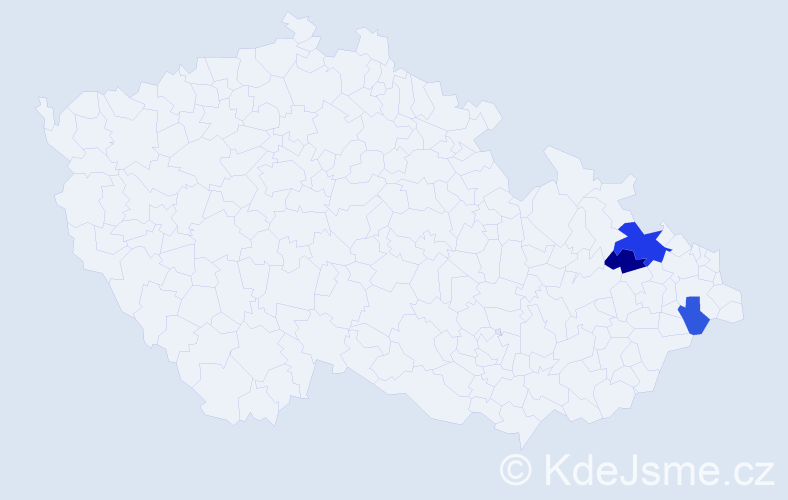 Příjmení: 'Eschingerová', počet výskytů 6 v celé ČR