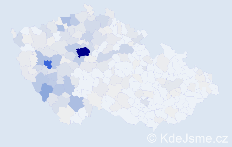 Příjmení: 'Brejcha', počet výskytů 1074 v celé ČR
