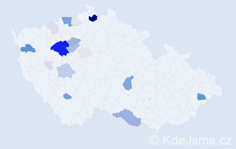 Příjmení: 'Adlt', počet výskytů 60 v celé ČR
