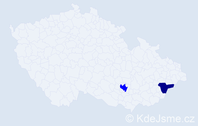 Příjmení: 'Piastková', počet výskytů 7 v celé ČR