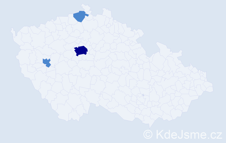 Příjmení: 'Bucci', počet výskytů 8 v celé ČR
