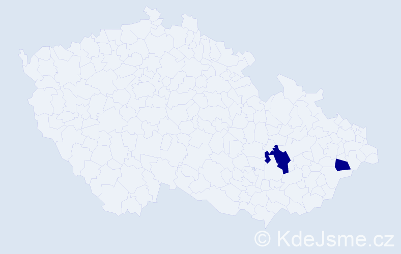Příjmení: 'Barbušinová', počet výskytů 4 v celé ČR