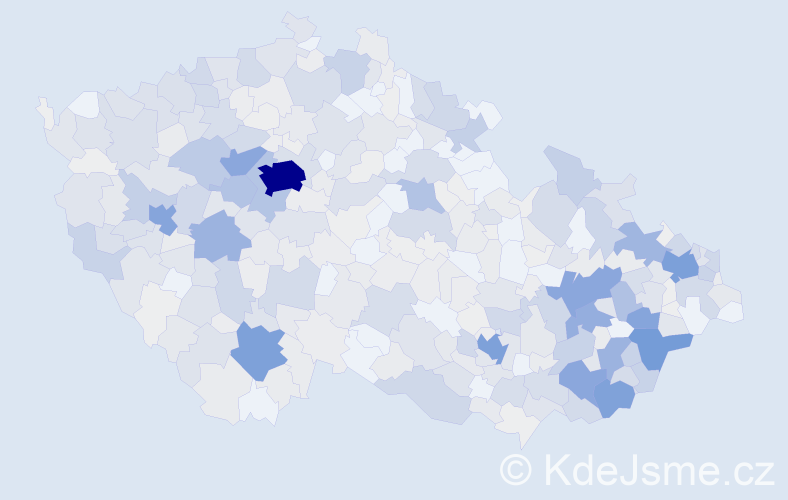 Příjmení: 'Lukášová', počet výskytů 2117 v celé ČR