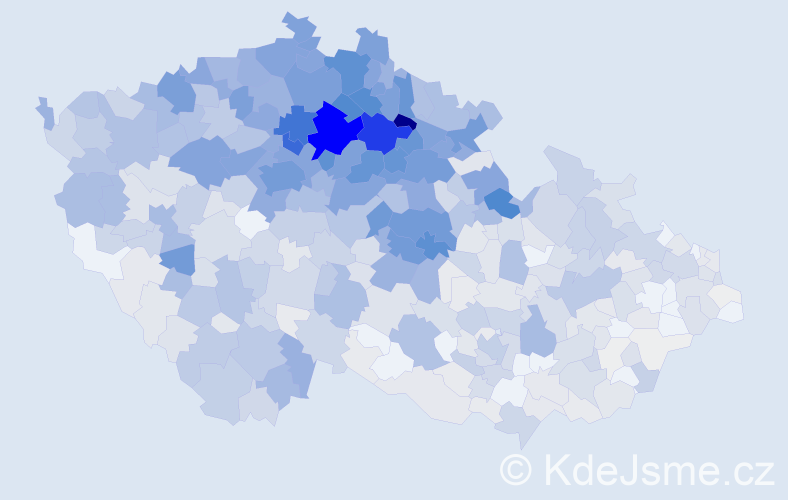 Příjmení: 'Šulcová', počet výskytů 3866 v celé ČR