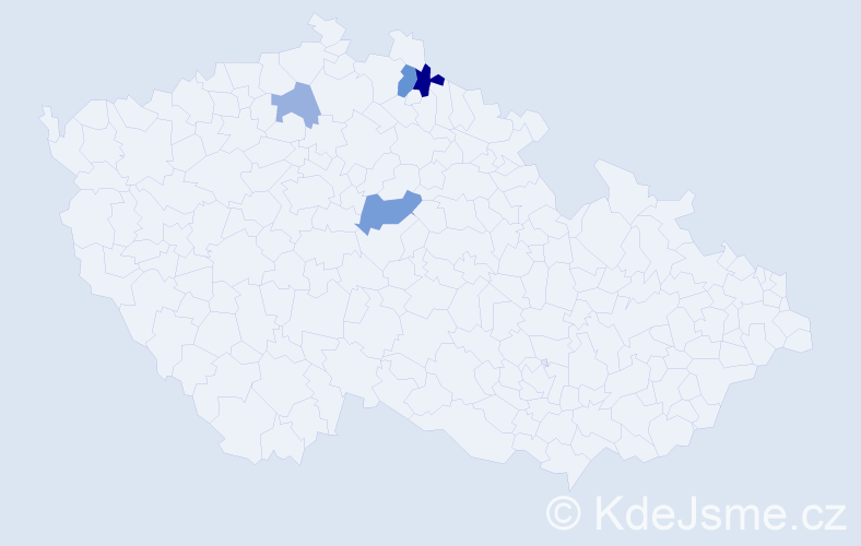 Příjmení: 'Holosko', počet výskytů 7 v celé ČR