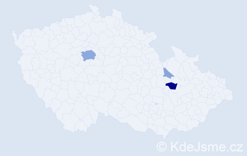 Příjmení: 'Papajk', počet výskytů 12 v celé ČR