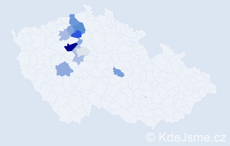 Příjmení: 'Barášková', počet výskytů 38 v celé ČR