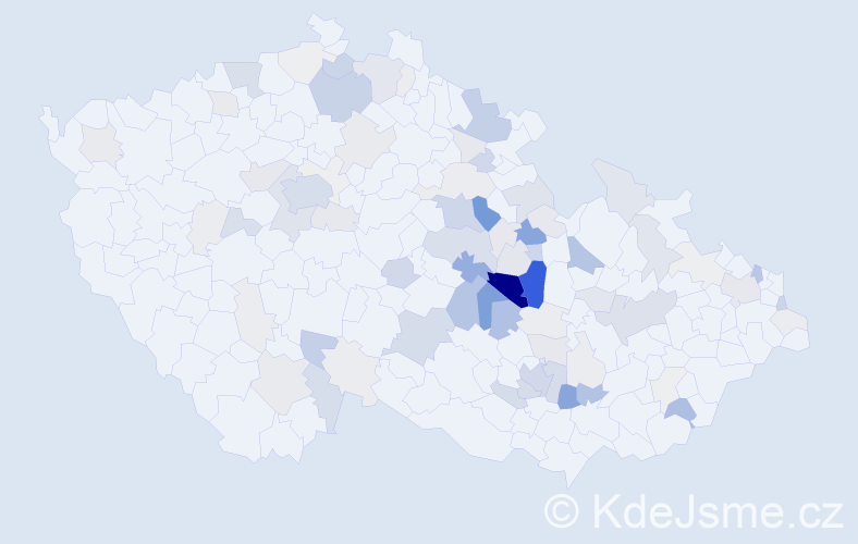 Příjmení: 'Ehrenberger', počet výskytů 337 v celé ČR