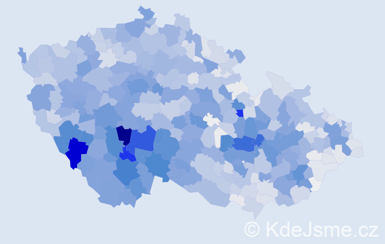 Příjmení: 'Kolářová', počet výskytů 8848 v celé ČR