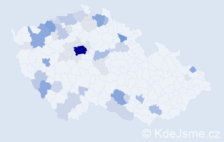 Příjmení: 'Keilová', počet výskytů 147 v celé ČR
