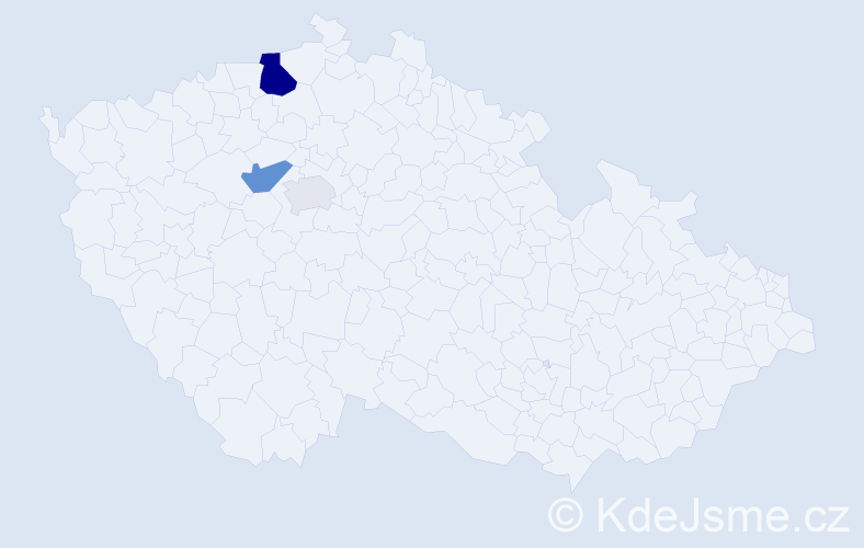 Příjmení: 'Lábler', počet výskytů 8 v celé ČR
