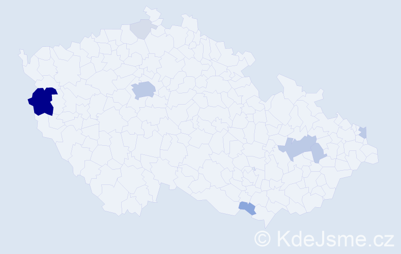 Příjmení: 'Sulimová', počet výskytů 32 v celé ČR