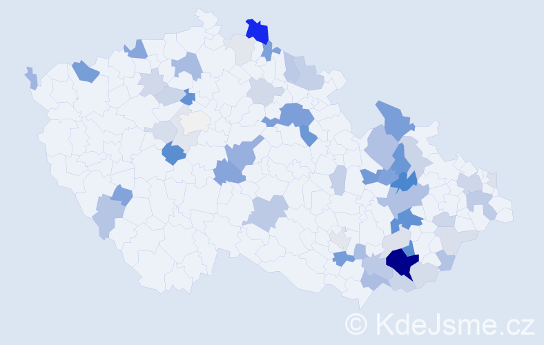 Příjmení: 'Lenhart', počet výskytů 148 v celé ČR