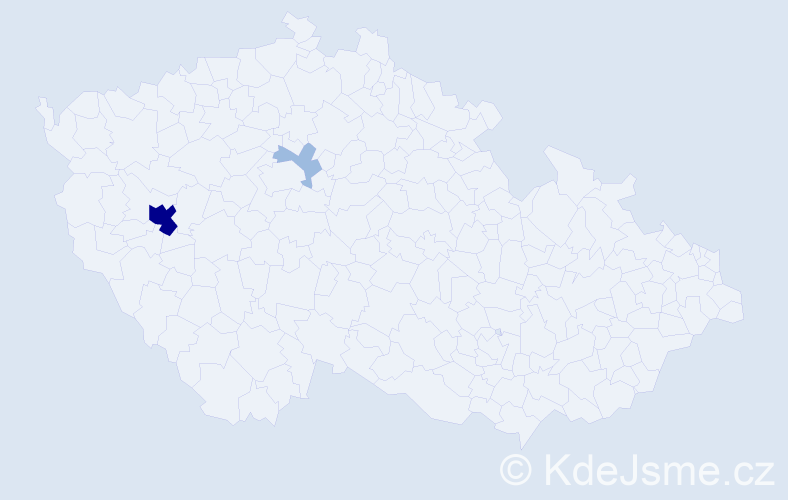 Příjmení: 'Demkovičová', počet výskytů 5 v celé ČR