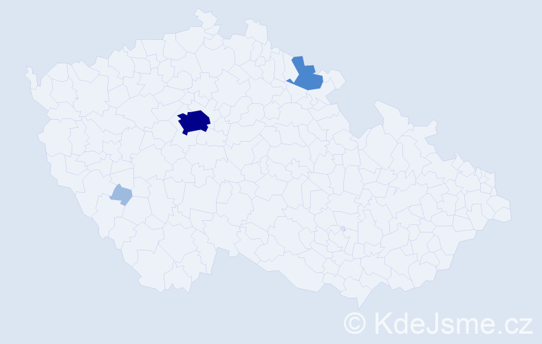 Příjmení: 'Furlong', počet výskytů 7 v celé ČR