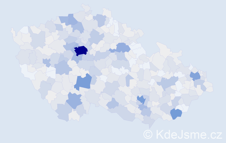 Příjmení: 'Smetanová', počet výskytů 2632 v celé ČR