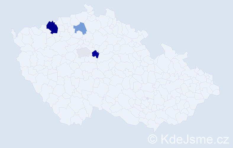 Příjmení: 'Babovič', počet výskytů 7 v celé ČR