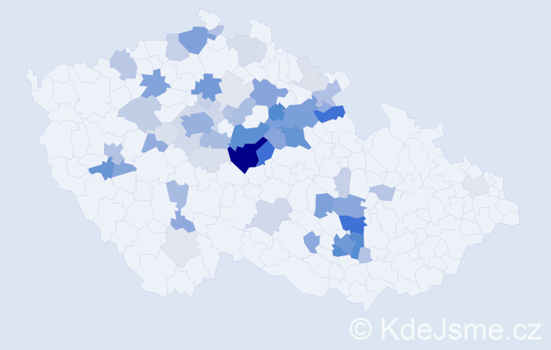 Příjmení: 'Černohlávková', počet výskytů 243 v celé ČR