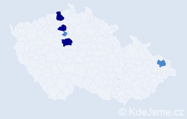 Příjmení: 'Apt', počet výskytů 11 v celé ČR