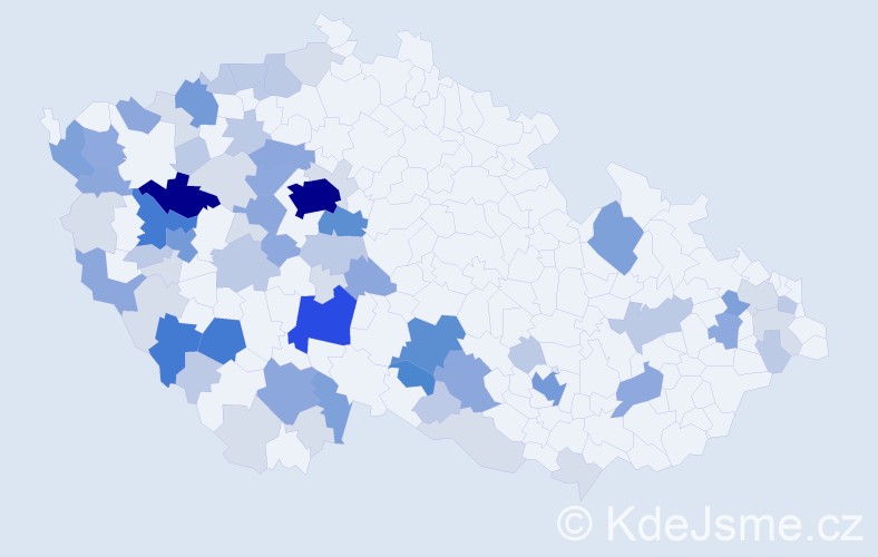 Příjmení: 'Babor', počet výskytů 237 v celé ČR