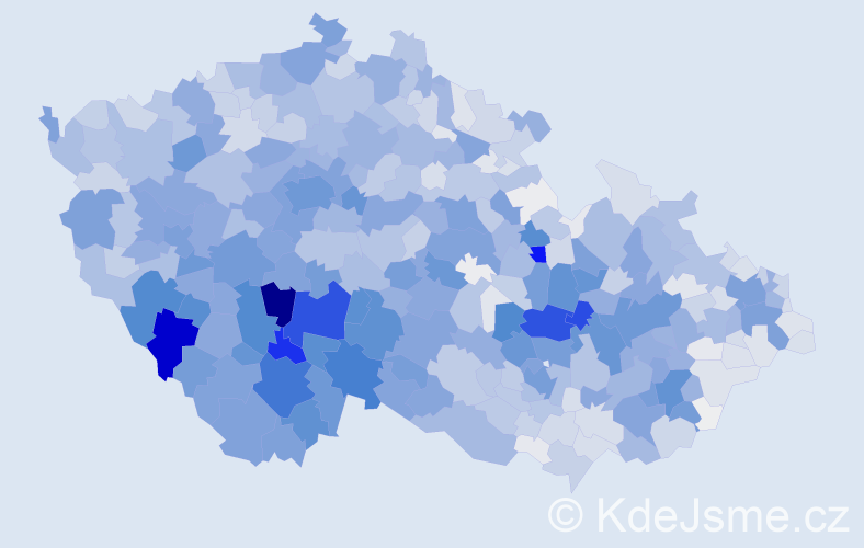 Příjmení: 'Kolářová', počet výskytů 8731 v celé ČR