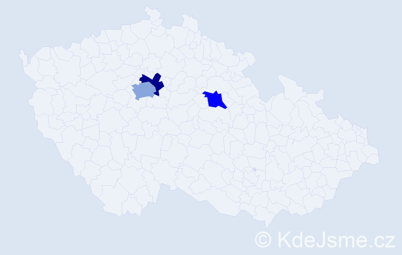 Příjmení: 'Spanlang', počet výskytů 4 v celé ČR