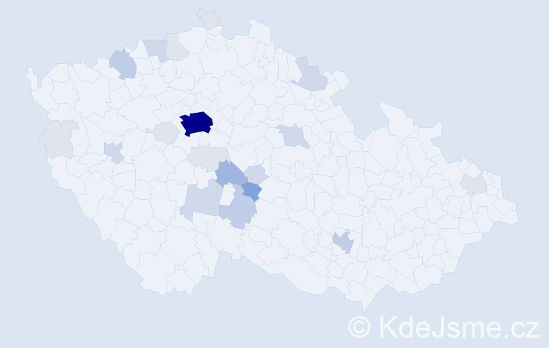 Příjmení: 'Limburský', počet výskytů 71 v celé ČR