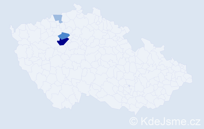 Příjmení: 'Organiščáková', počet výskytů 7 v celé ČR