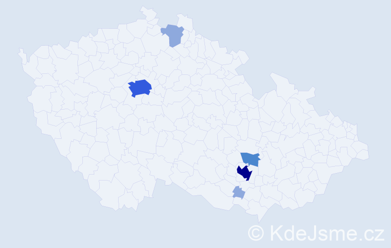 Příjmení: 'Kushtynets', počet výskytů 12 v celé ČR