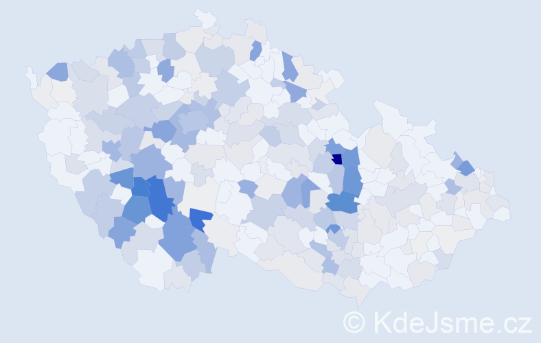 Příjmení: 'Řehoř', počet výskytů 1041 v celé ČR