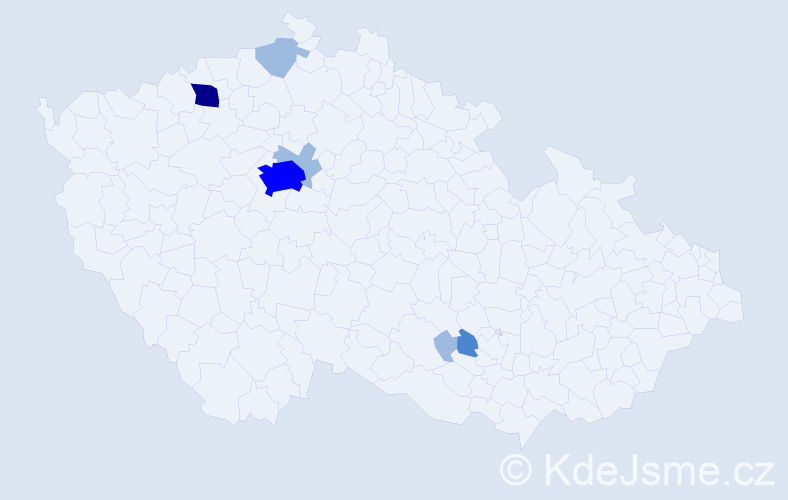 Příjmení: 'Skurovcová', počet výskytů 12 v celé ČR