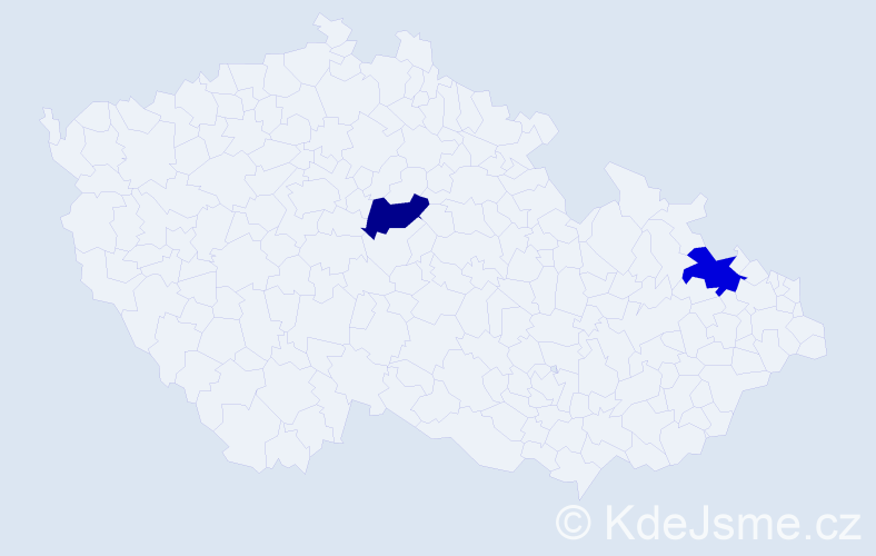 Příjmení: 'Quadri', počet výskytů 2 v celé ČR