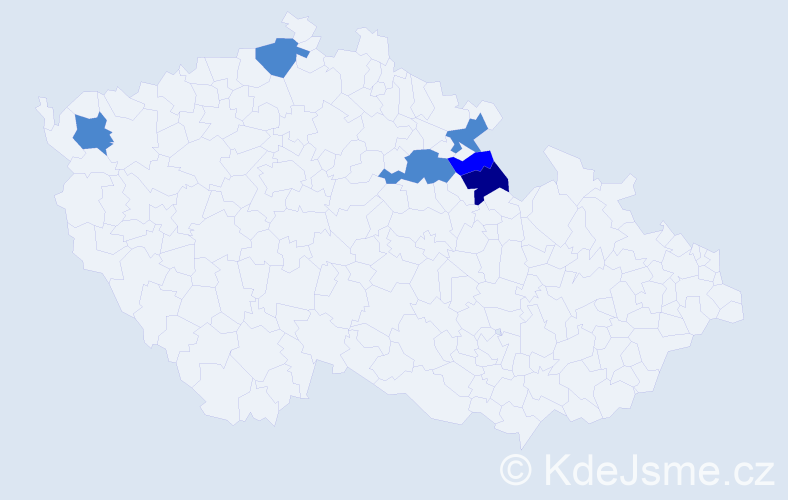 Příjmení: 'Retzer', počet výskytů 9 v celé ČR