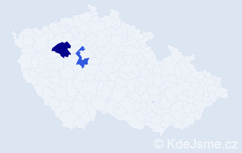 Příjmení: 'Chernousov', počet výskytů 2 v celé ČR